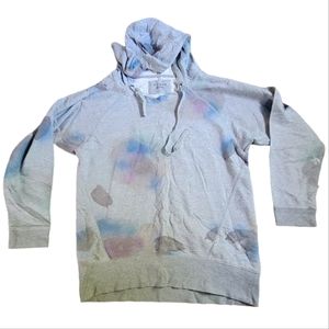 DKNY hoodie womens medium grey purple blue